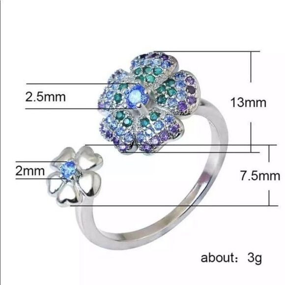 The Eternal Adjustable ring in Silver - Picture 3 of 13